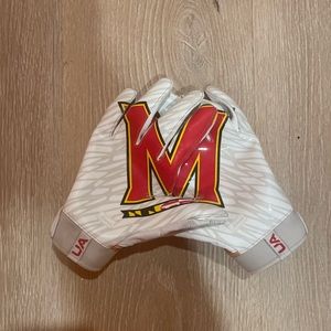 University Of Maryland UMD College Football Gloves UA